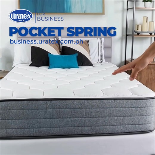 Uratex Pocket Springs Experience comfort and support that move with you. Uratex Pocket Springs are individually encased to provide precise body contouring, targeted support, and minimal motion transfer for an undisturbed rest. Let’s build better together. Contact Uratex for Business to see how our pocket spring technology can elevate your products. Learn more ➡️ https://business.uratex.com.ph/products/pocket-spring?_pos=4&_fid=098756b70&_ss=c #UratexForBusiness #TrustedQuality #IndustryLeader #M