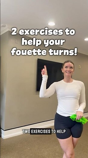 If you're struggling with that working leg in your fouetté turns...