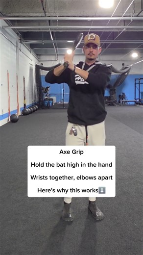How To Grip The Bat | Axe Grip