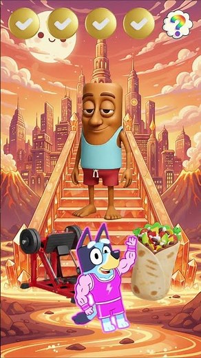 🎵💪 Dance & Exercise with Bluey Every Morning! #bluey #tungtungtungsahur