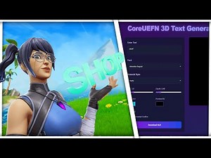 How To Create 3D Text for UEFN