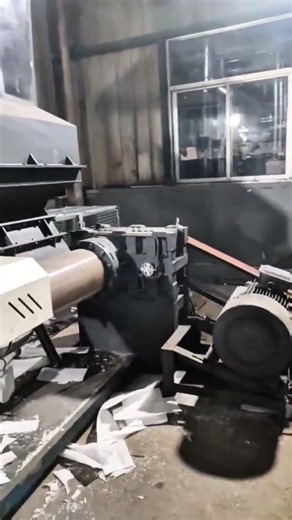 Production Process for EPE Recycling & Pelletizing #plastic#granulator #factory