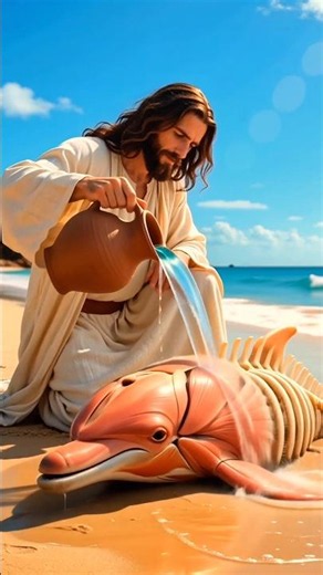 Jesus Brings Life to the Impossible ✨ | Miracle on the Beach #Shorts #Restoration #Creation
