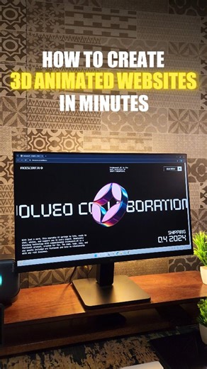 Iron Coding | Android Developer | Flutter | Web Developer on Instagram: "3D Animated Websites in Minutes ⏳️ In this video I show you how to create or build 3d animated websites in Minutes with help of html css and Javascript. You can also use this trick with react js or next js. If you are a web developer and want to learn web development do not worry my page will help you alot. #webdevelopment #html #css #javascript #reactjs #webdeveloper #coding"