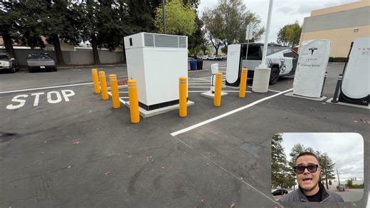 8K views · 163 reactions | The FIRST EVER v4 Tesla CHARGING SITE! Capabilities to charge up to 1,000kw and currently 500kw on a Tesla Cybertruck. "0.5 MW, 3X power density, 2X stalls per cabinet Higher throughput, higher efficiency, lower cost, faster deployments" Tesla Charging #fyp #tesla #charging #500kw #cybertruck | Tesla Owners of Silicon Valley | Facebook