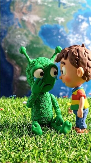 Lost Alien Finds a New Home 👽🏠 | Cute Clay Animation Story for Kids | Emotional Mini Movie