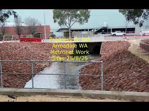 Progress om the Armadale WA Metronet Work sites 25 8 25