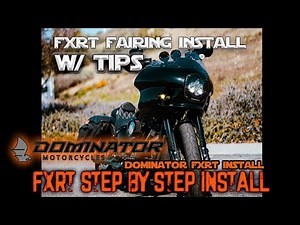 Step by Step FXRT Fairing Install with Tips