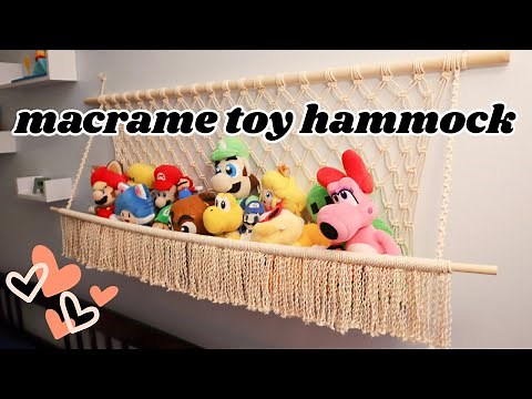 Macrame Toy Hammock Pattern | Plushie Hanger