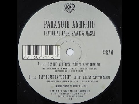 Paranoid Android - Beyond And Back (Instrumental) D.C. records 1999