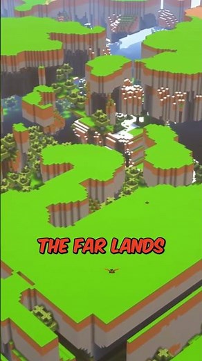 Minecraft The Far lands! #minecraft