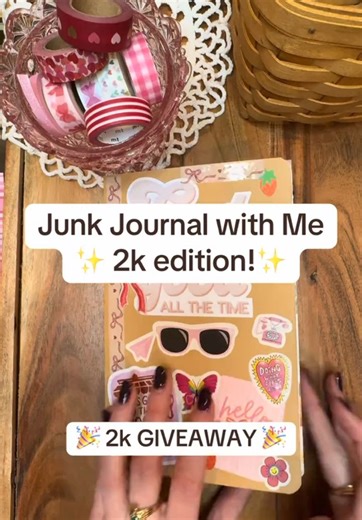 ✨ 2K DURING THE 111 PORTAL ✨ This doesn’t feel random — it feels aligned 💫 This spread holds gratitude, intention, and so much love for this community. To celebrate, I’m opening a little Valentine’s portal giveaway 💌 (with goodies for February’s Scrap & Yap!) 💗 How to enter: ✨ Follow me ✨ Like this post ✨ Tag your crafty besties in the comments! One winner will receive a Valentine’s junk journaling bundle filled with pink, cozy, heart-happy goodies to use in your own spreads (some pictured he