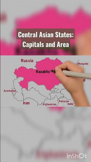 Central Asian States: Capitals and Area / Countries of Central Asia