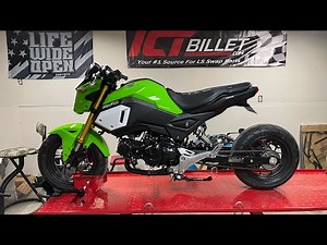 I Stretched And Lowered My Honda Grom. The Ruck Shop TRS 2020 Slammed Bike Motorcycle Scooter