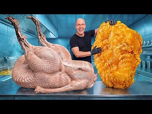 I Made a Giant Nugget From a Whole Ostrich!
