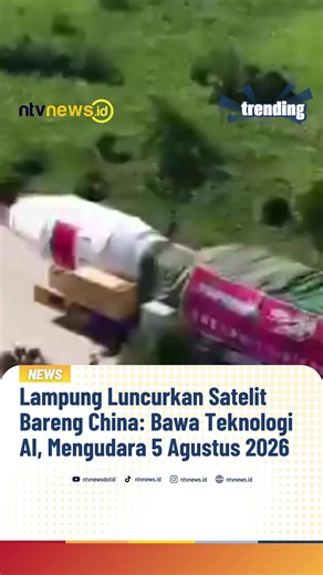 Provinsi Lampung bersiap menorehkan sejarah baru dengan peluncuran Satelit Lampung-1 yang dijadwalkan berlangsung pada 5 Agustus 2026 dari laut lepas pantai Shandong, China. Satelit ini dirancang untuk mendukung pengembangan berbagai sektor strategis, mulai dari ekonomi kelautan, pengelolaan lingkungan, hingga penguatan industri berbasis data. Lampung-1 juga dilengkapi teknologi pencitraan hiperspektral multi-band yang dipadukan dengan kecerdasan buatan atau Artificial Intelligence (AI). Pemerin