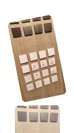 These switches come in how many colors 😱 #design #electrical