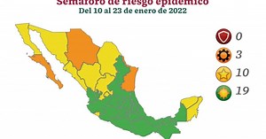 Semáforo COVID: México pasa de 28 a 19 estados en color verde por aumento de COVID