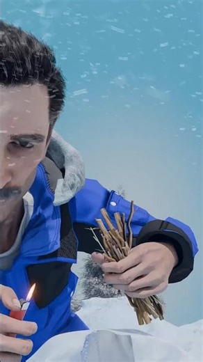 How does the stove burn in snow...