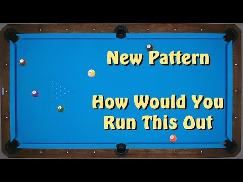 9-Ball: 6 Ball Pattern - How Would You Run It Out #2?