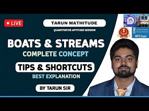 Boat and Stream complete chapter with Tricks | banking| ssc | Govt Exams Preparation