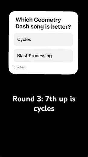 Geometry Dash song competition round 3: songs 7 and 8 #geometrydash #music