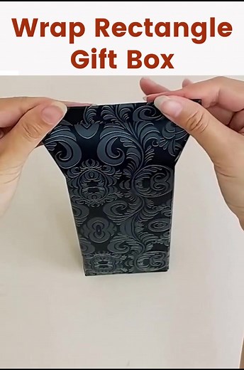How to wrap rectangle gift box? #giftwrap #giftwrapping #giftpack #wrappinggifts #wrappingpresents #giftbag #handmade #christmas #giftforhim #diy