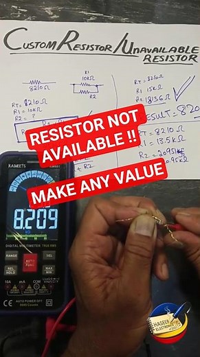 Resistor Not Available? Make Any Custom Resistance Value Easily | Electronics Tutorial #shorts