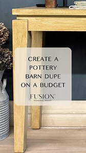 Love the look of Pottery Barn…but not the price tag? ✨ We’ve got you covered.⁠ ⁠ Using Fusion’s water-based glaze, you can recreate that high-end, wood-toned finish minus the mess, odour, or long wait times. Fast-drying, fully customizable, and beginner-friendly, this technique transforms everyday pieces into timeless works of art.⁠ ⁠ It’s easier than you think and the results are stunning! Head to our blog “Create a Pottery Barn Dupe” for the full tutorial! We can’t wait to see what you create.