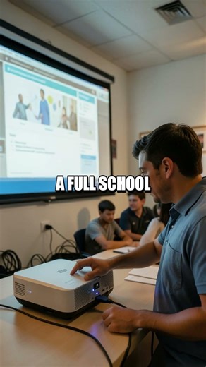 Pocket Projections The Tiny Projector Education Breakthrough