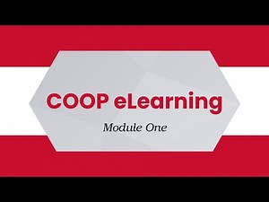 COOP eLearning: Module One