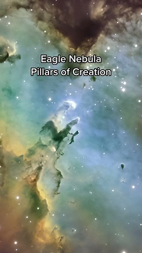 Iconic Pillars of Creation in the Eagle Nebula: A Stunning View