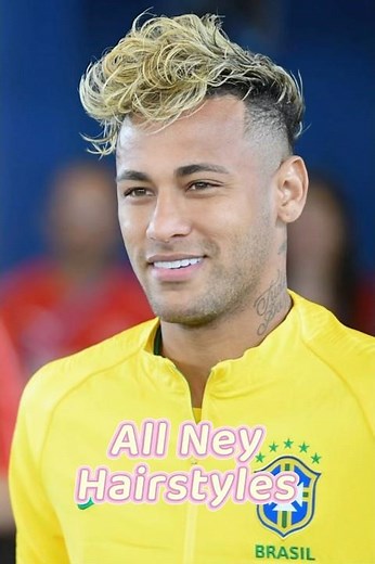 All Neymar Jr Hairstyles Over the Years | From Mohawk to Blonde Curls!