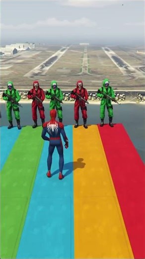 GTA 5 Epic Water Ragdolls Spiderman Jump/Fails 😂 Ep 304 #shorts #ytshorts