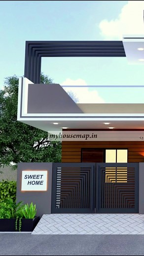 216K views · 2.8K reactions | single floor beautifull 3d design #Beautiful3DHome #3DHouseDesign #SingleStoreyDesign #OneFloorHome #Modern3DDesign #3DFrontElevation #SingleFloorArchitecture | MY HOUSE MAP | Facebook