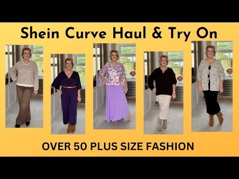 Shein Curve Haul & Try On - Over 50 Plus Size Fashion