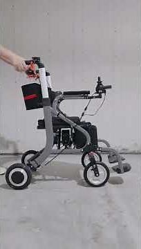 Electric Mobility Walker | Lightweight Aluminum Power Assist Rollator for Elderly & Rehabilitation