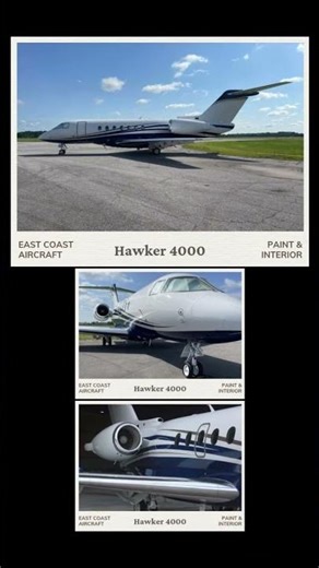 Hawker 4000 | East Coast Aircraft Paint & Interior