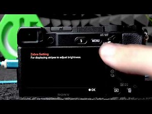How to Use the Zebra Function on Sony A6400