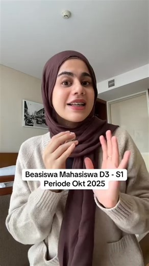 Beasiswa untuk mahasiswa D3 & S1 periode Oktober 2025 masih tersedia 🎓 Jangan lewatkan kesempatan ini buat dapetin bantuan pendidikan terbaikmu! ✨ Cr: TikTok/khayrani.kamal #beasiswa #mahasiswa #beasiswakuliah #infobeasiswa #beasiswa2025 #infokuliah #infokampus #tipsbeasiswa #scholarship #maba2025 | Pemburu beasiswa