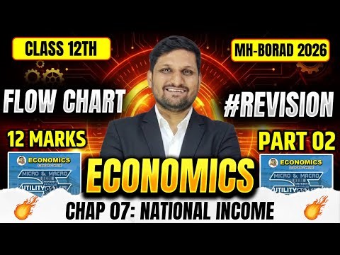 National Income – Most Important Flow Charts 🚀 | PART 02 | 12th Economics | HSC 2026