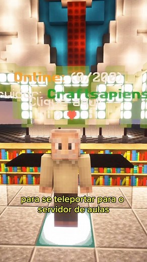 craftsapiens on Instagram: "Venham participar gratuitamente! #Minecraft #Craftsapiens #aulas #aulasnominecraft #Professor #prof #metaverse #metaverso #metaversoeducacional #educação #Enem #cursinho #curso #alunos #aluno #colegio #escola #EAD #reels #tutorial"