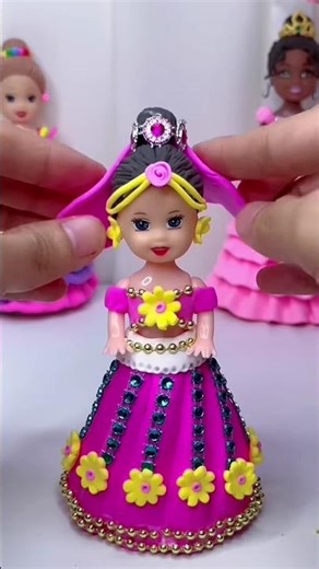 polymer clay doll making diy| miniature doll making diy mini doll making with polymer clay #claydoll