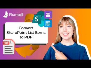 Convert SharePoint List Items to PDF using Plumsail Documents in Power Automate