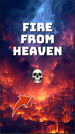 When God Sent Fire From Heaven. #FireFromHeaven #BibleMiracles #DivineJudgment #oldtestament #short