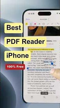 The Best FREE PDF Reader for iPhone