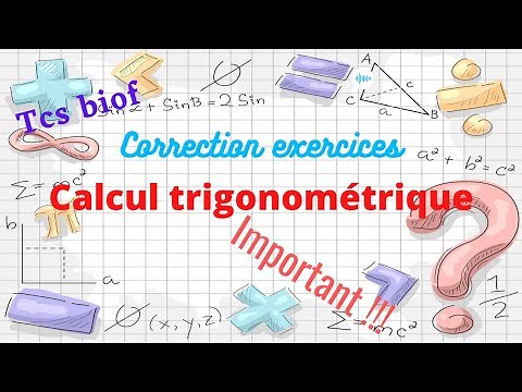 calcul trigonométrique tronc commun exercices corrigés