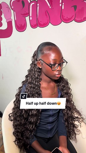 Quick Weave Half Up Half Down Hair Tutorial