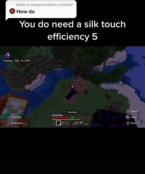 How to Get Silk Touch Efficiency 5 in Minecraft Survival