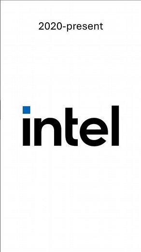 Intel logo evolution